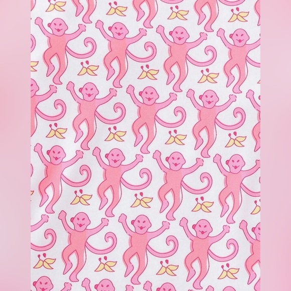 Amazon Pink and White Patterned Pajama Set - Picture 4 of 5